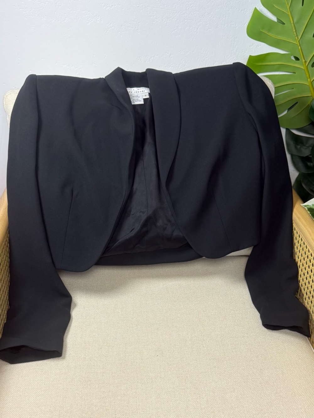 Andrea Polizzi for Rex Lester Vintage Crop Blazer Size small - Picture 3 of 5